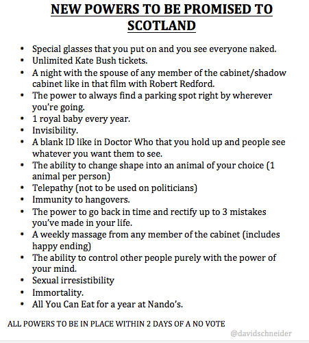 New Powers to Scotland