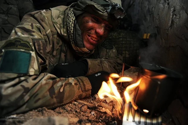 The British Soldier; Able to ruin a bad guys day and make a brew, anytime - anywhere.