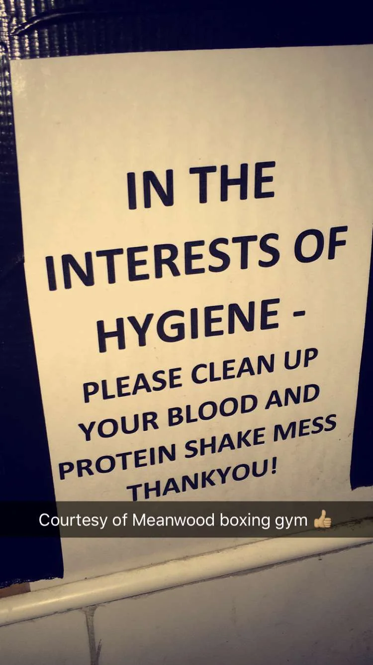 Today's Snapchat from the youngest Crumble Kid........ perhaps better if his mother doesn't see that. 