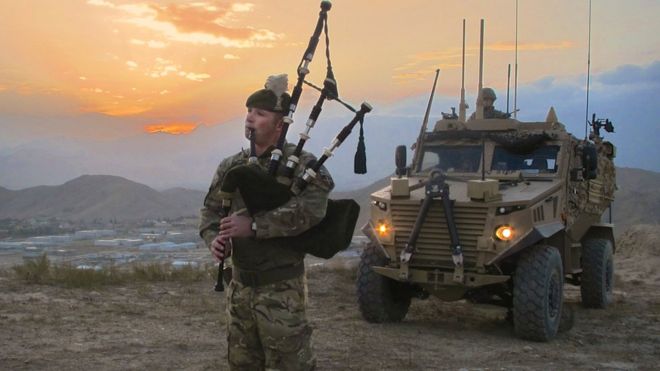 Just in case anyone has forgotten; we still have lads in Afghanistan - 2 Scots celebrate St Andrew's Day near Camp Qargha in Kabul.