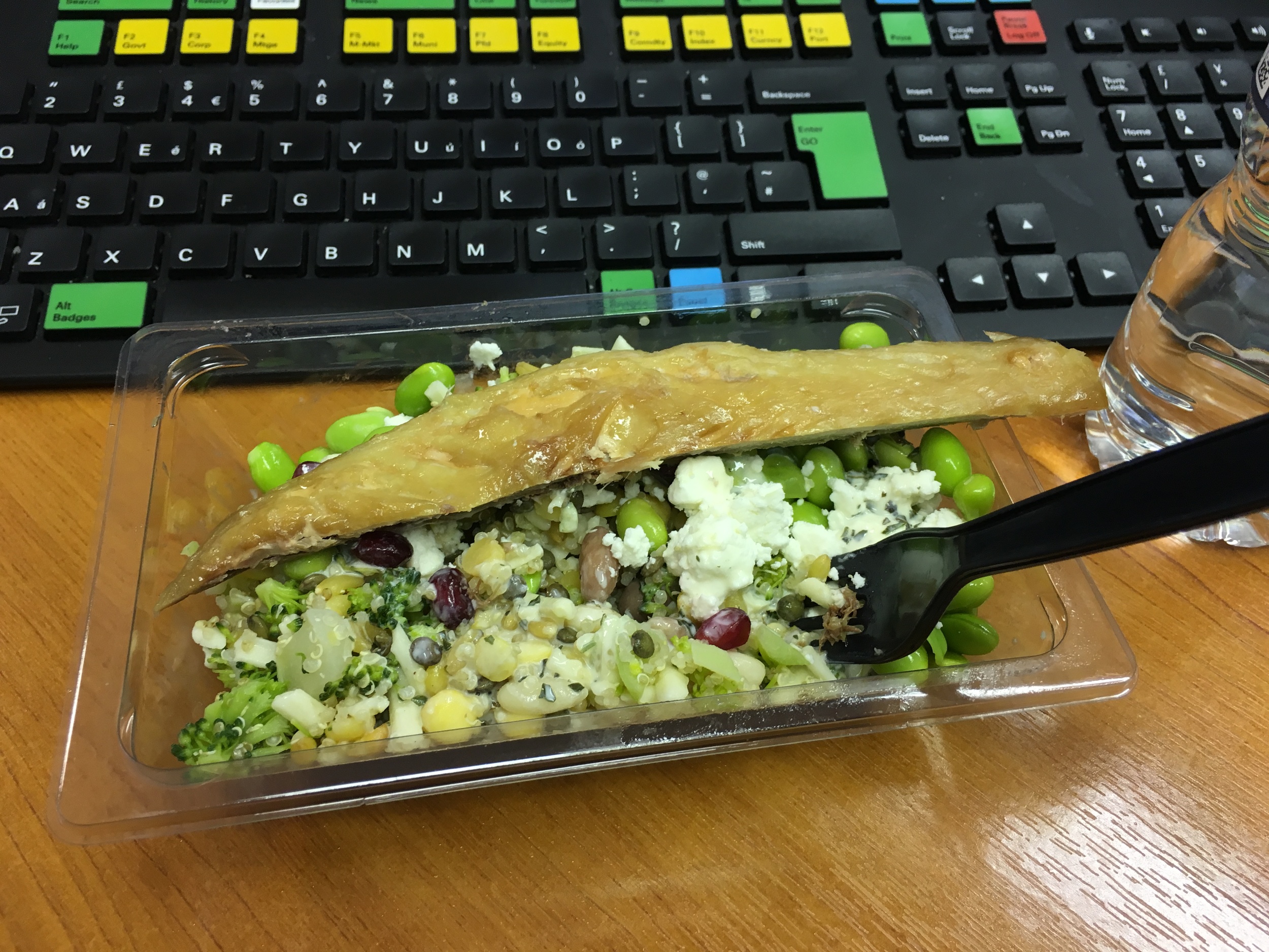 January Detox hits hard with the M&S wholefood salad with some smoked mackerel for lunch. What is there not to love..... hmmmmm, yumety, scrumety......