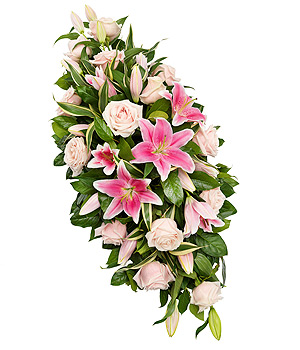 Pink Lily Double Ended Spray