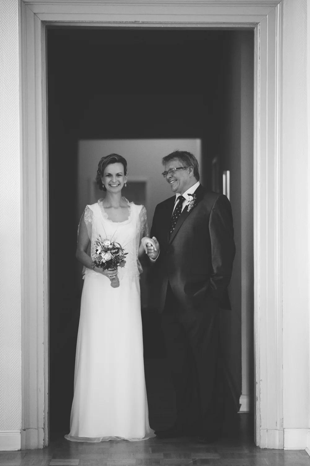 Braut und Brautvater Wedendorf