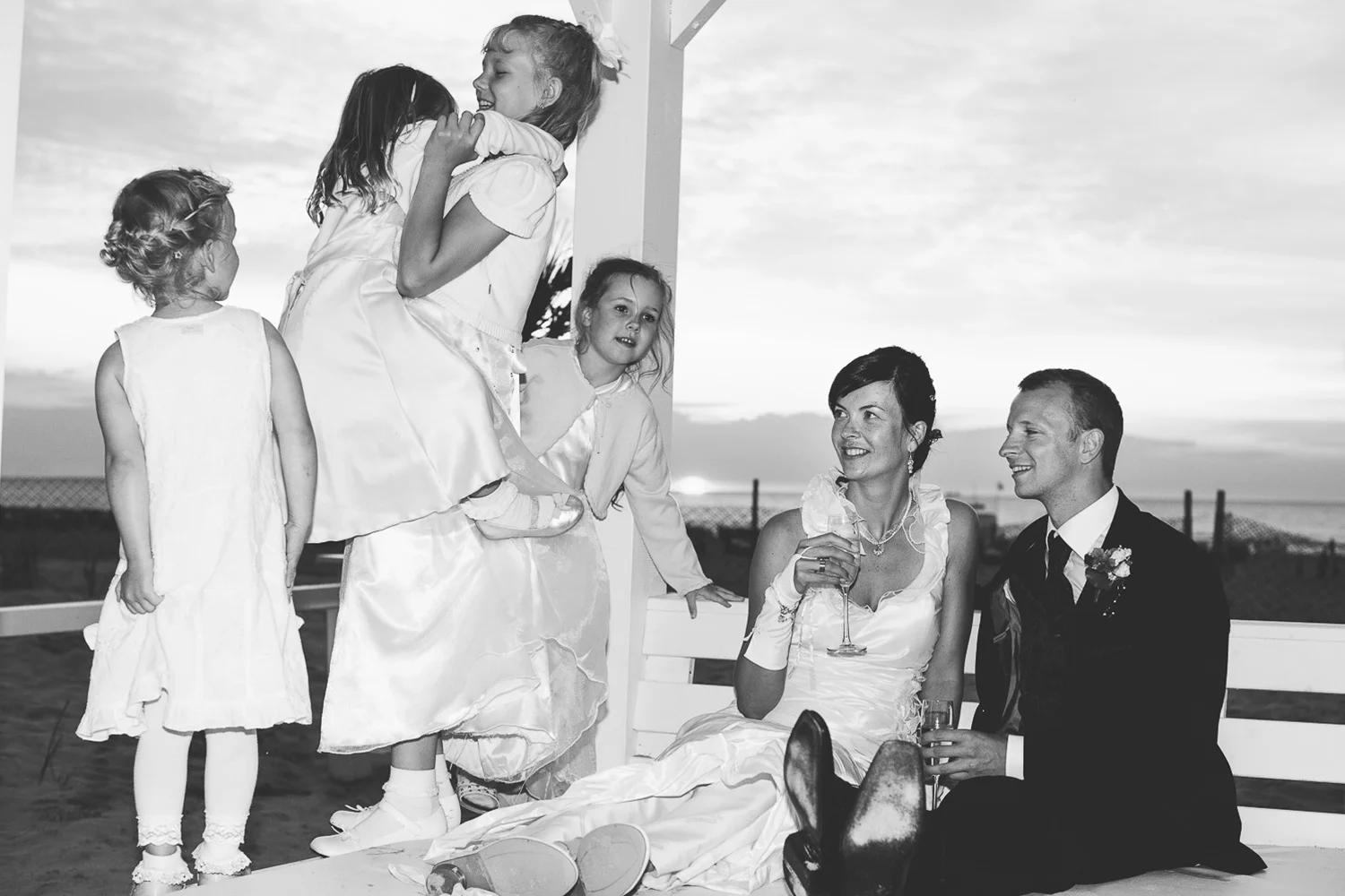 Hochzeit Sonnenuntergang Warnemünde