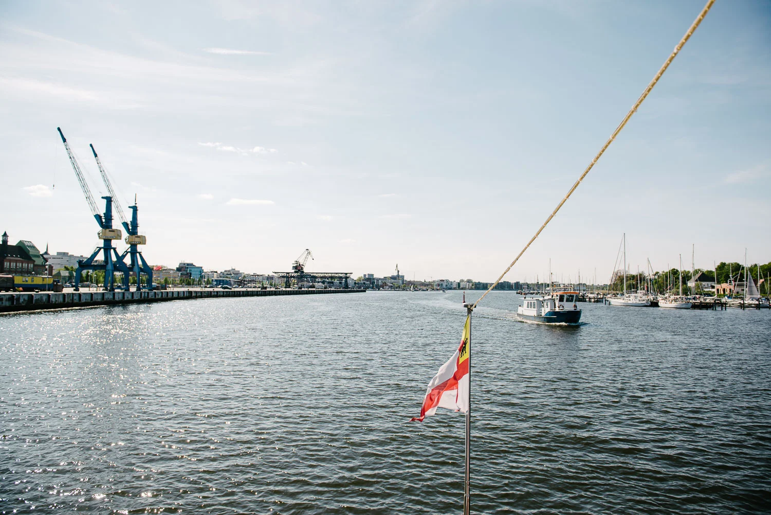 Hafenrundfahrt zur Hochzeit in Rostock