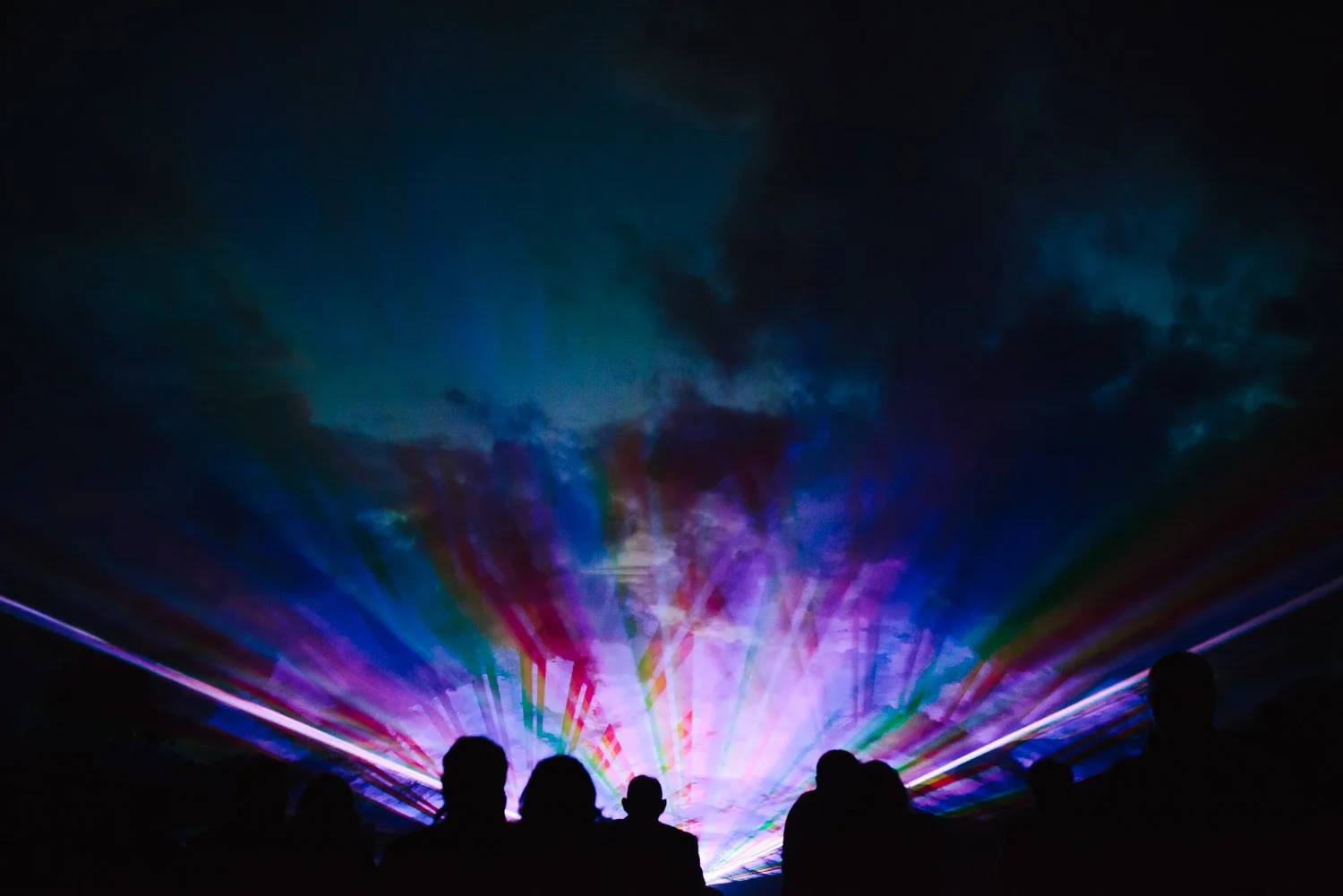 Lasershow Hochzeit Gross Siemen