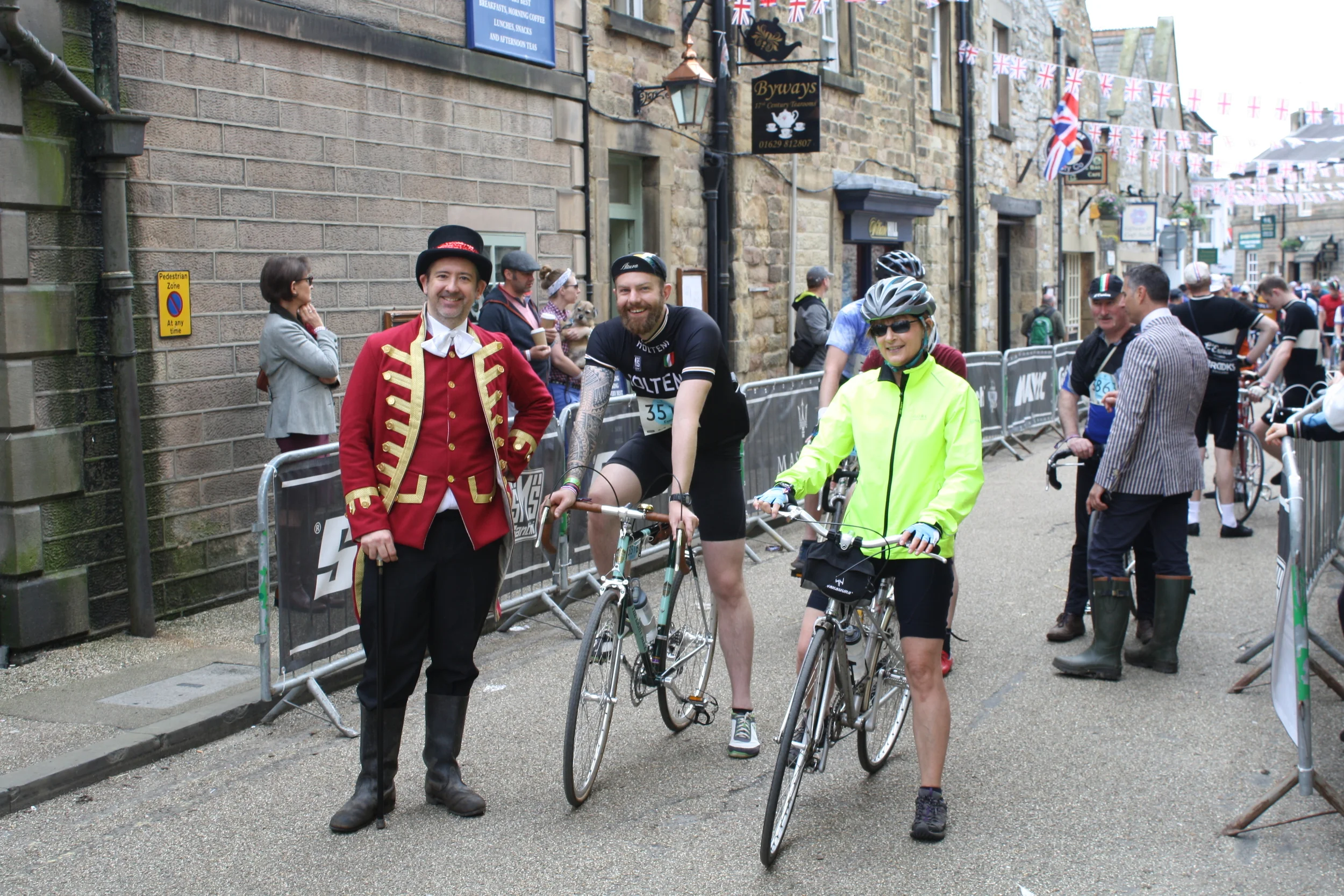 At the start of the ride with our MC