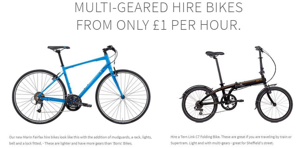 No bike? No worries. Take advantage of our cycle hire scheme for only £5 for the day.