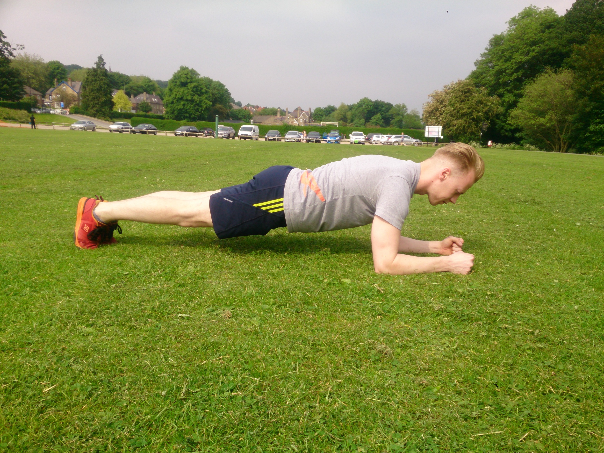 5. The Plank - hold for 30 secs