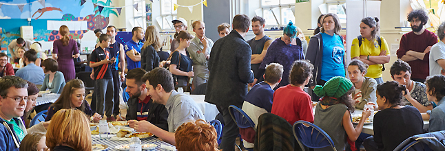Good grub, reduced waste, happy people.