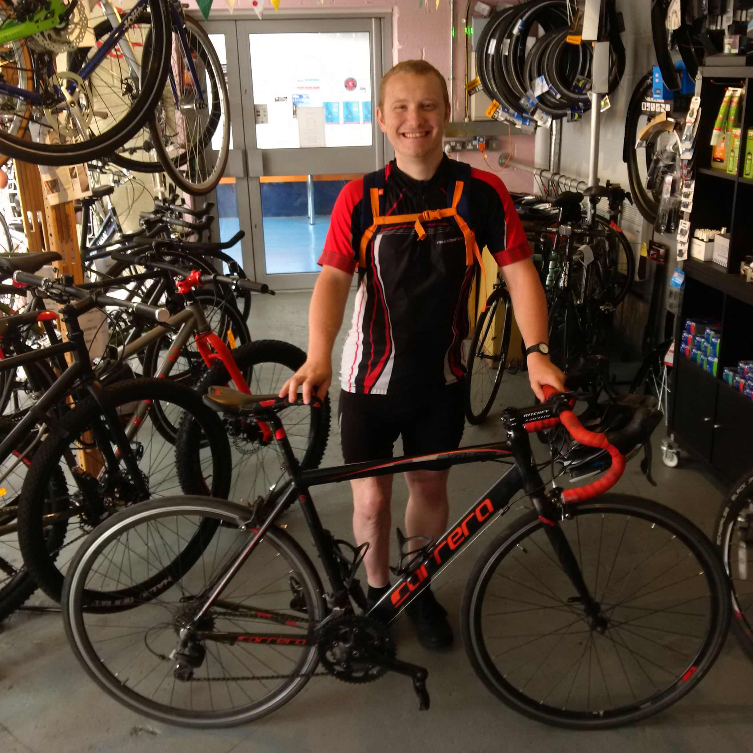 Daniel after his epic 100 miler