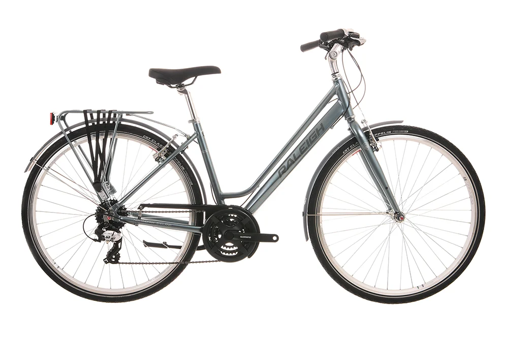 Our new Raleigh Pioneer 2 hire bikes look like this. These are great for people who are looking for comfort over speed.