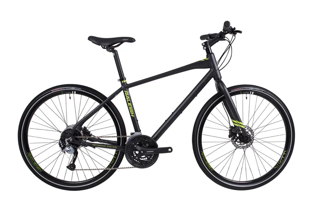 Our New Raleigh Strada 4 bicycles have hydraulic brakes and fatter tyres for comfort.