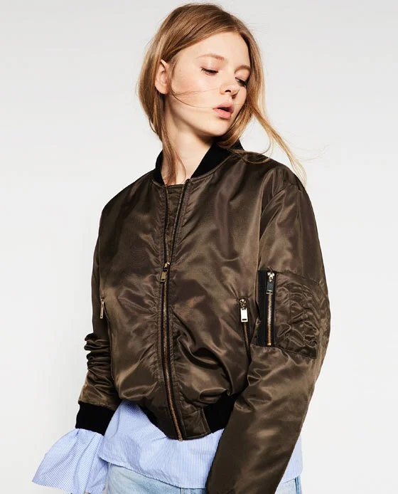 bomber zara woman