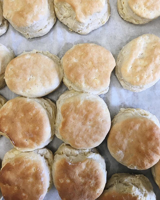 Is there anything more southern than a flaky, buttery biscuit? We bake ours fresh every morning! Come on in and try one for yourself!