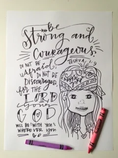 Girl Scripture Coloring Book
