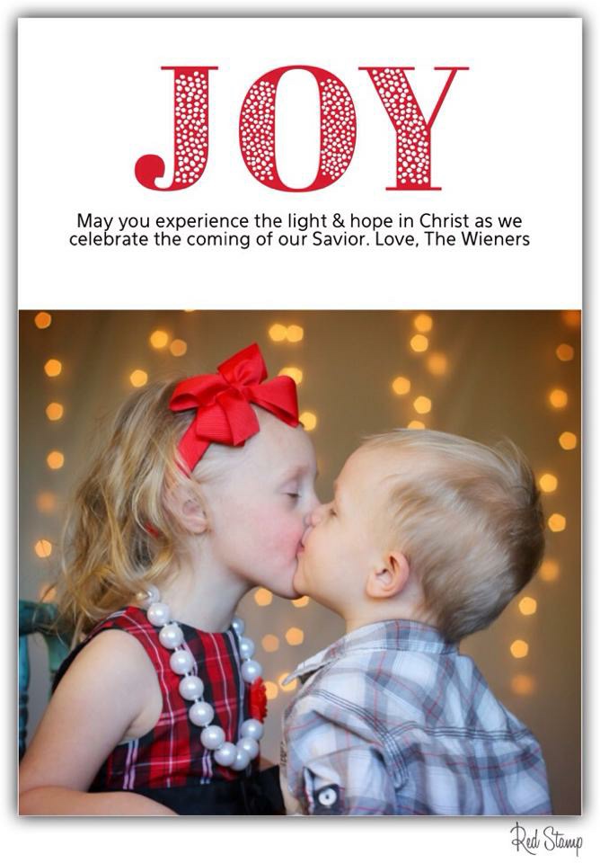 Kinzee and Eli's Christmas Card --- Photo By Karri Wieners (she takes really good pictures y'all)