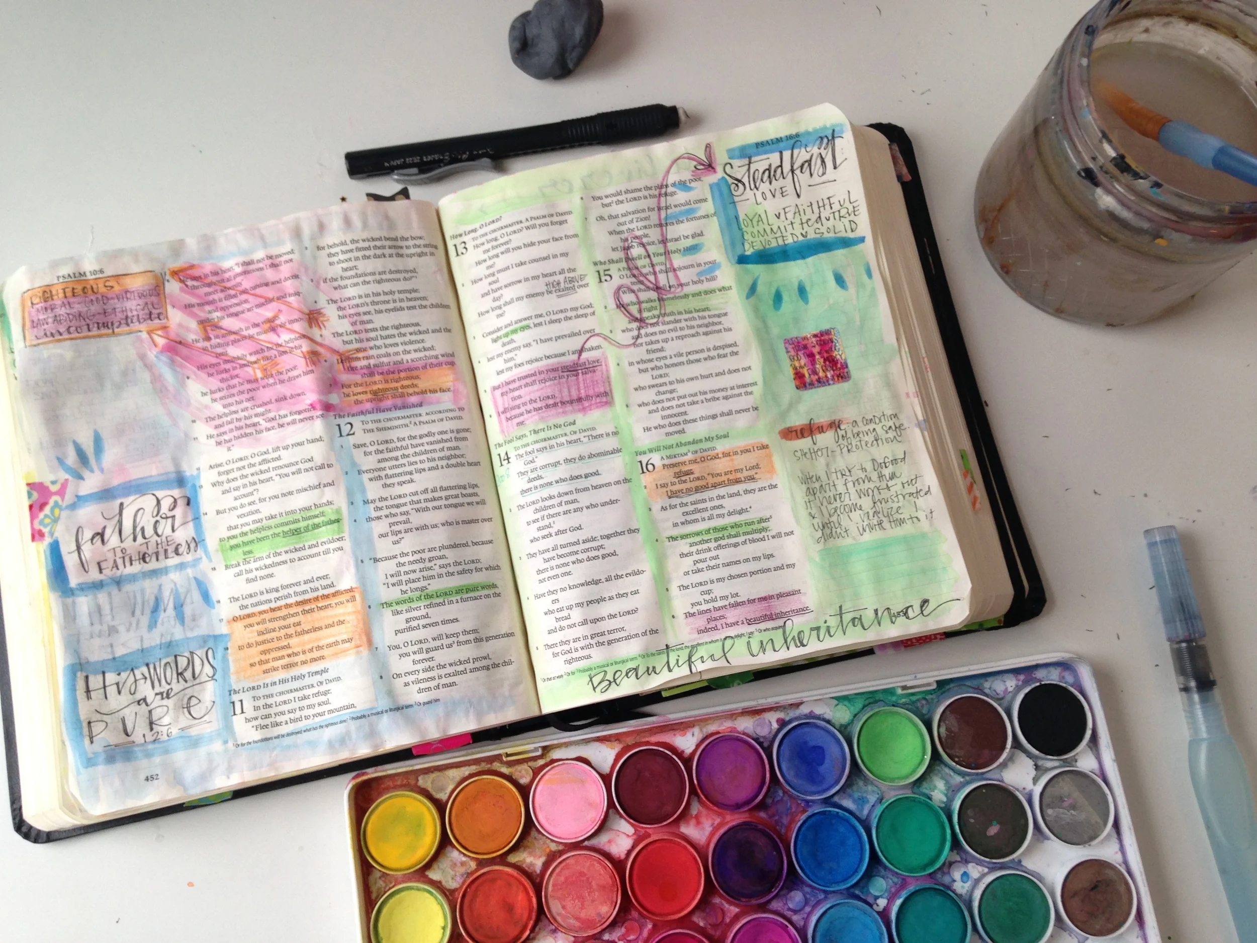 Bible Journaling: What I've Learned and what I use...