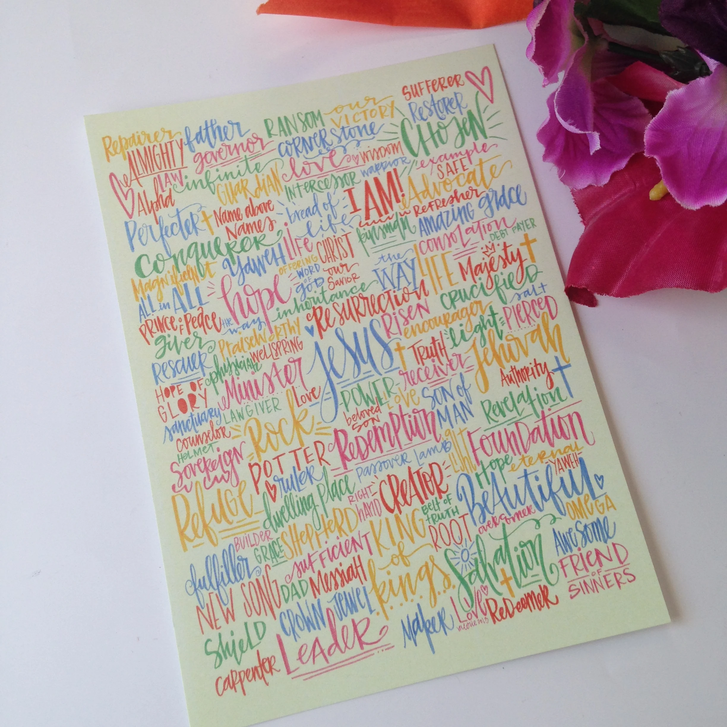 "Names of God" Art Print