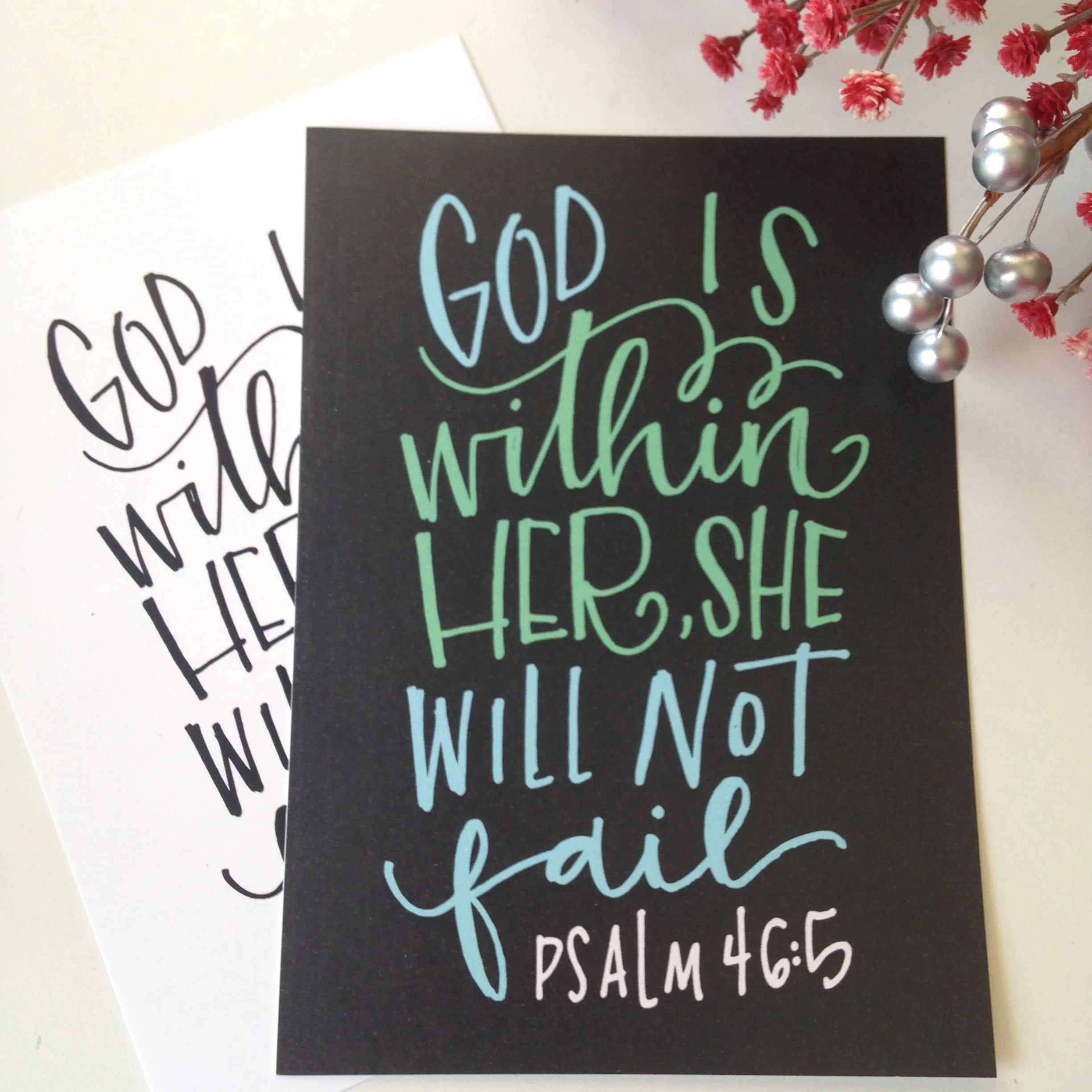 "She Will Not Fail" Design
