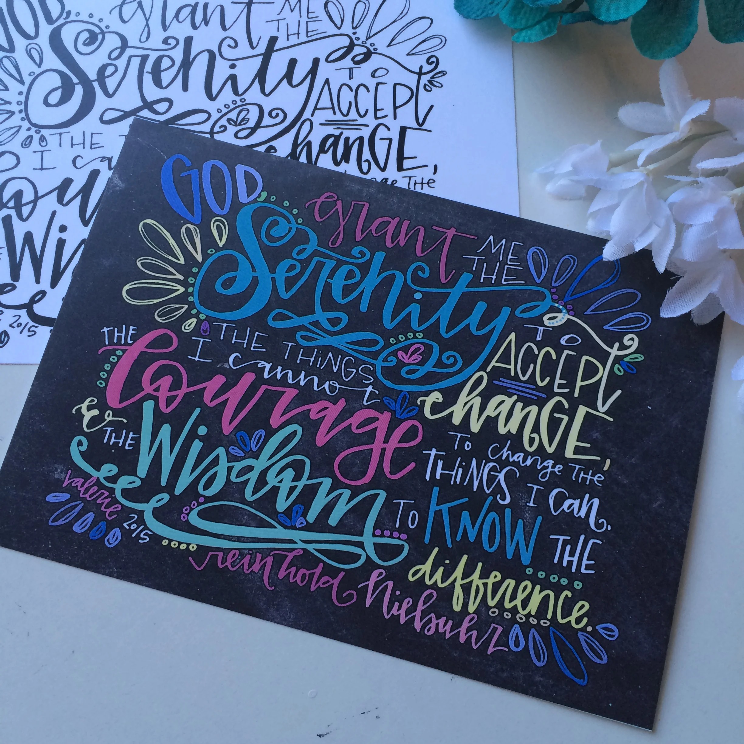 "Serenity Prayer" Art Print