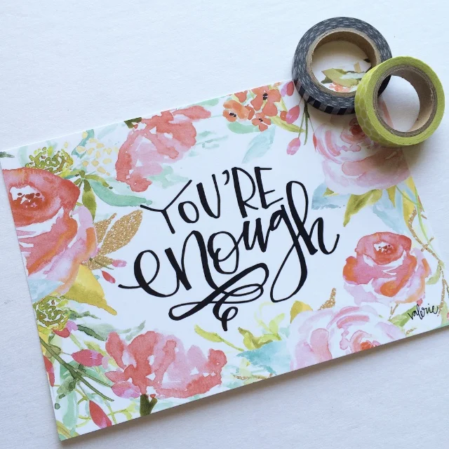 "You're Enough" Art Print (Multiple Styles)