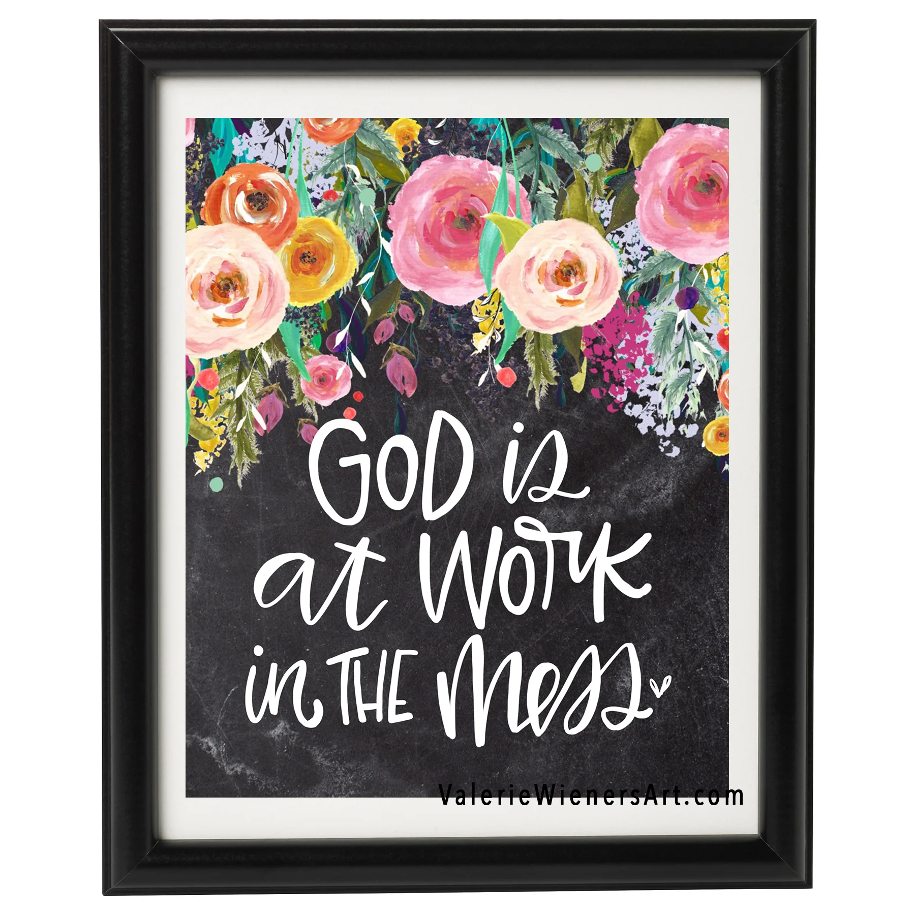 "God is at work" Design