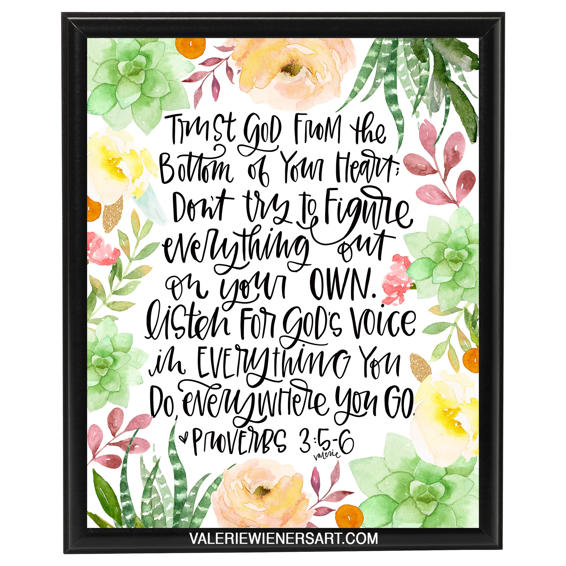 "Trust God" Art Print