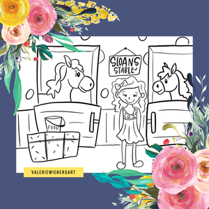 Custom Coloring Pages Valerie Wieners Art