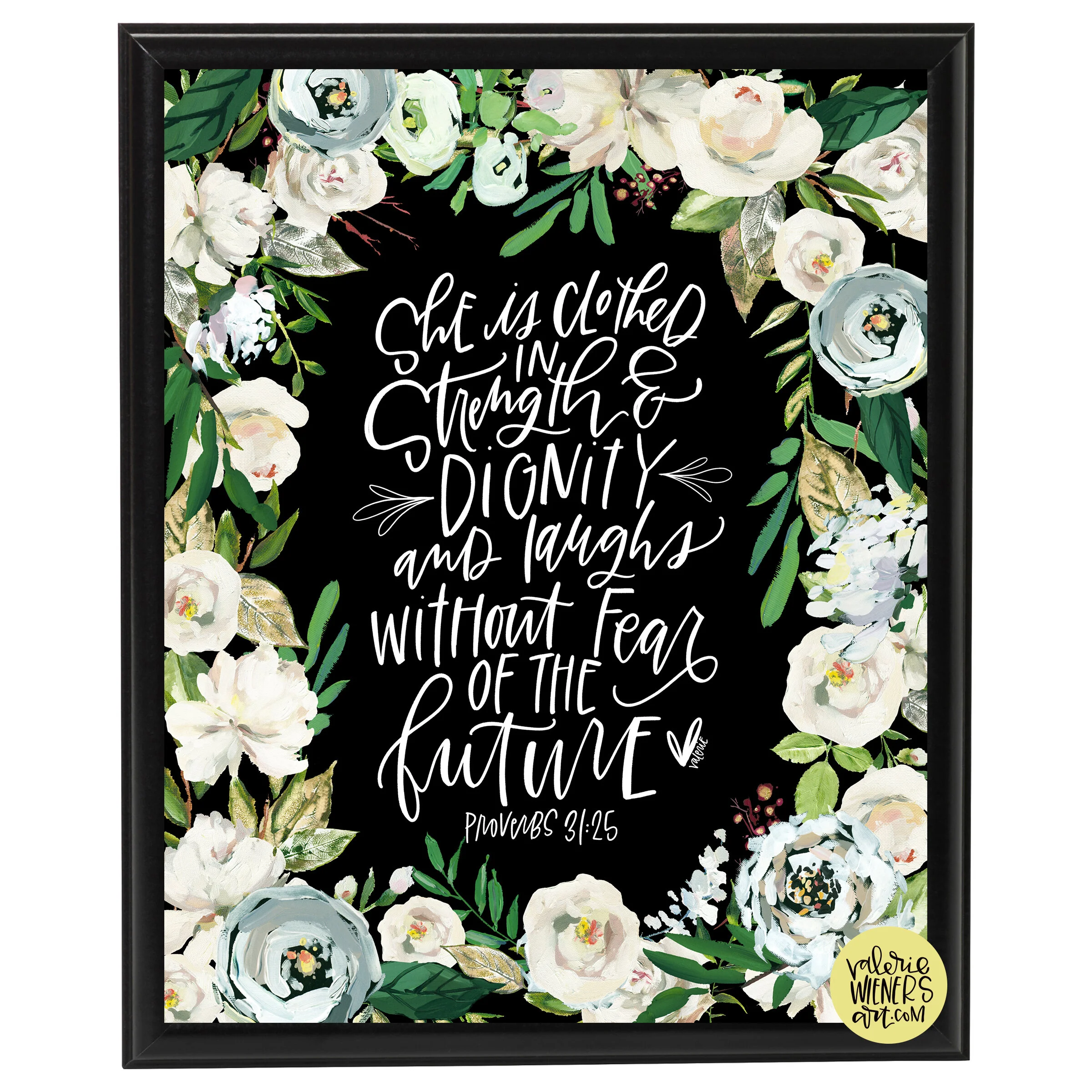 "She is clothed..." Design