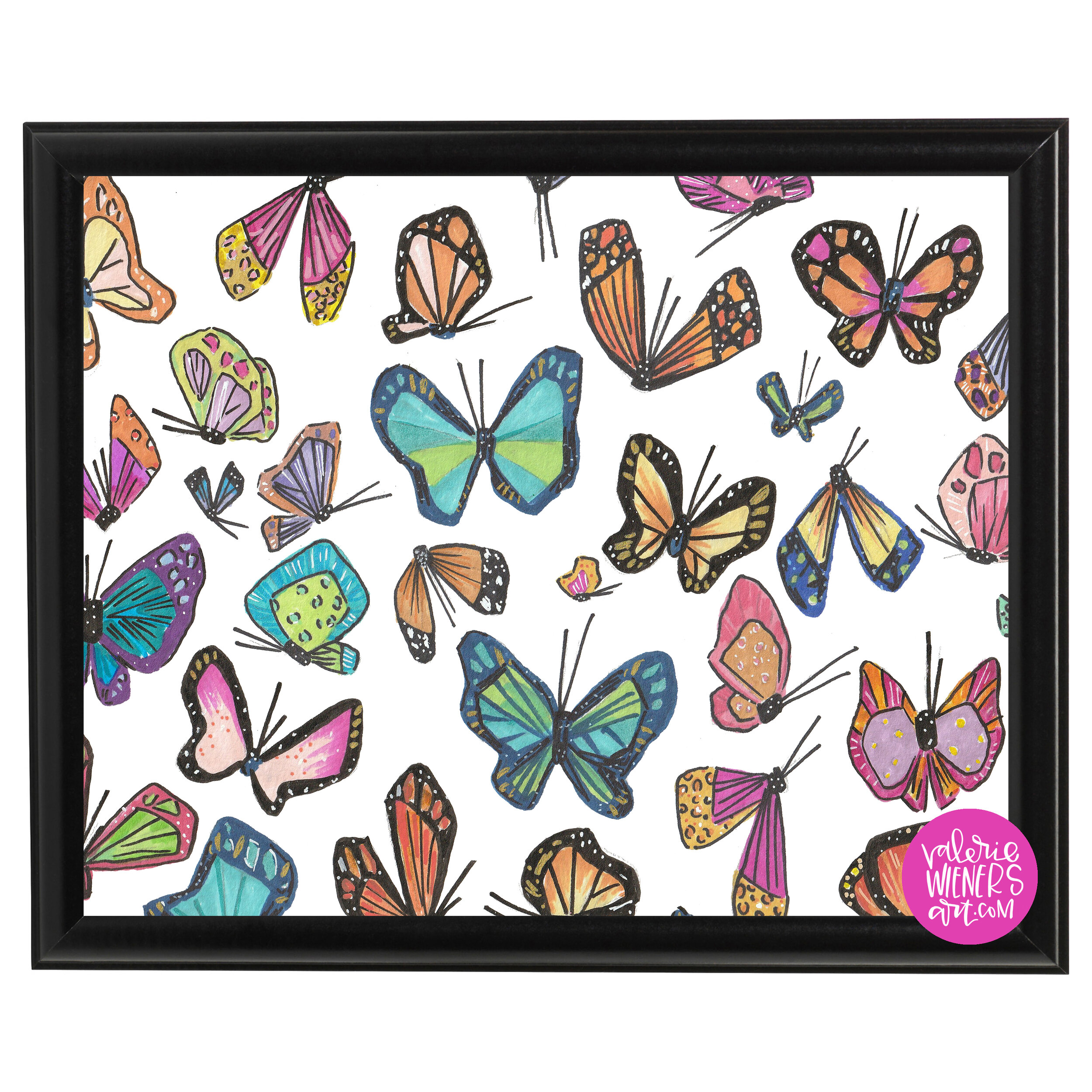 'Colorful Butterfly' Design