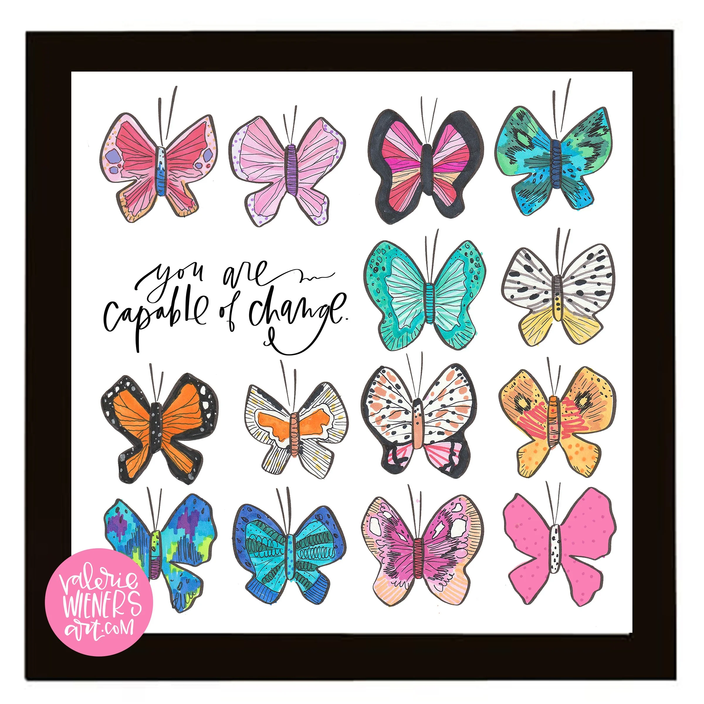 Capable of Change Butterflies