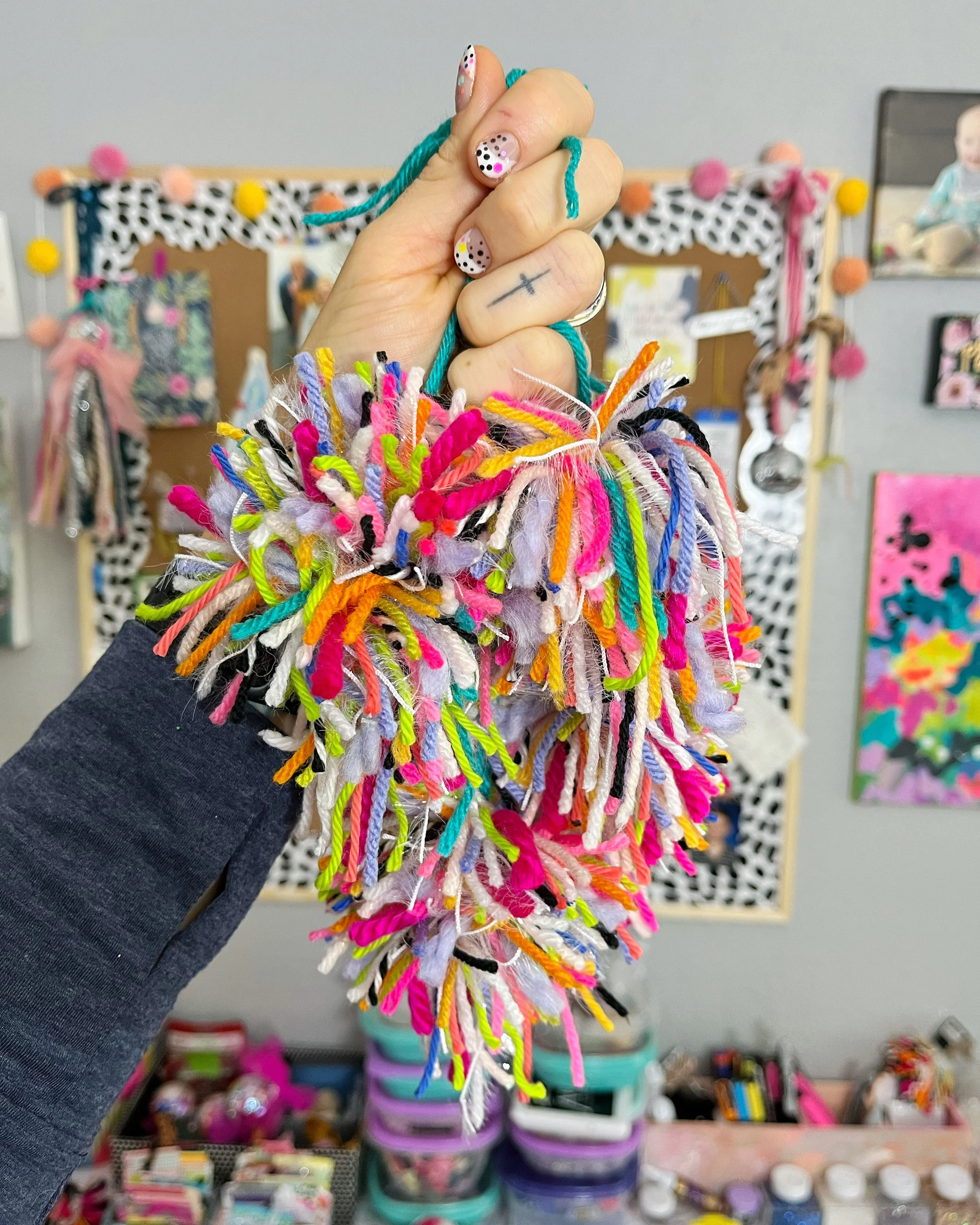 Wonky Pom Poms