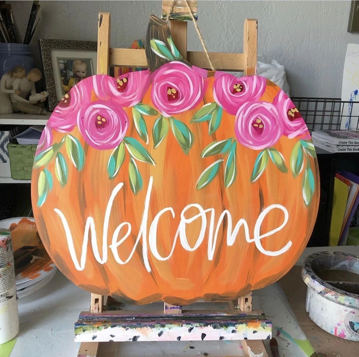 20" Wooden Door Sign
