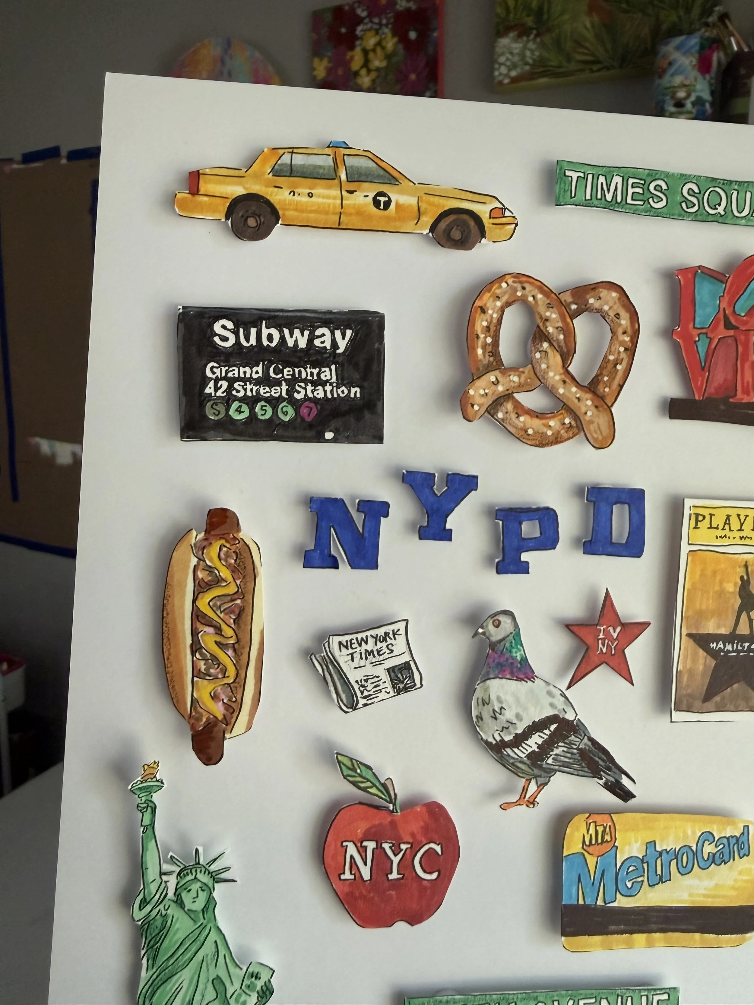 NYC Icons Collage