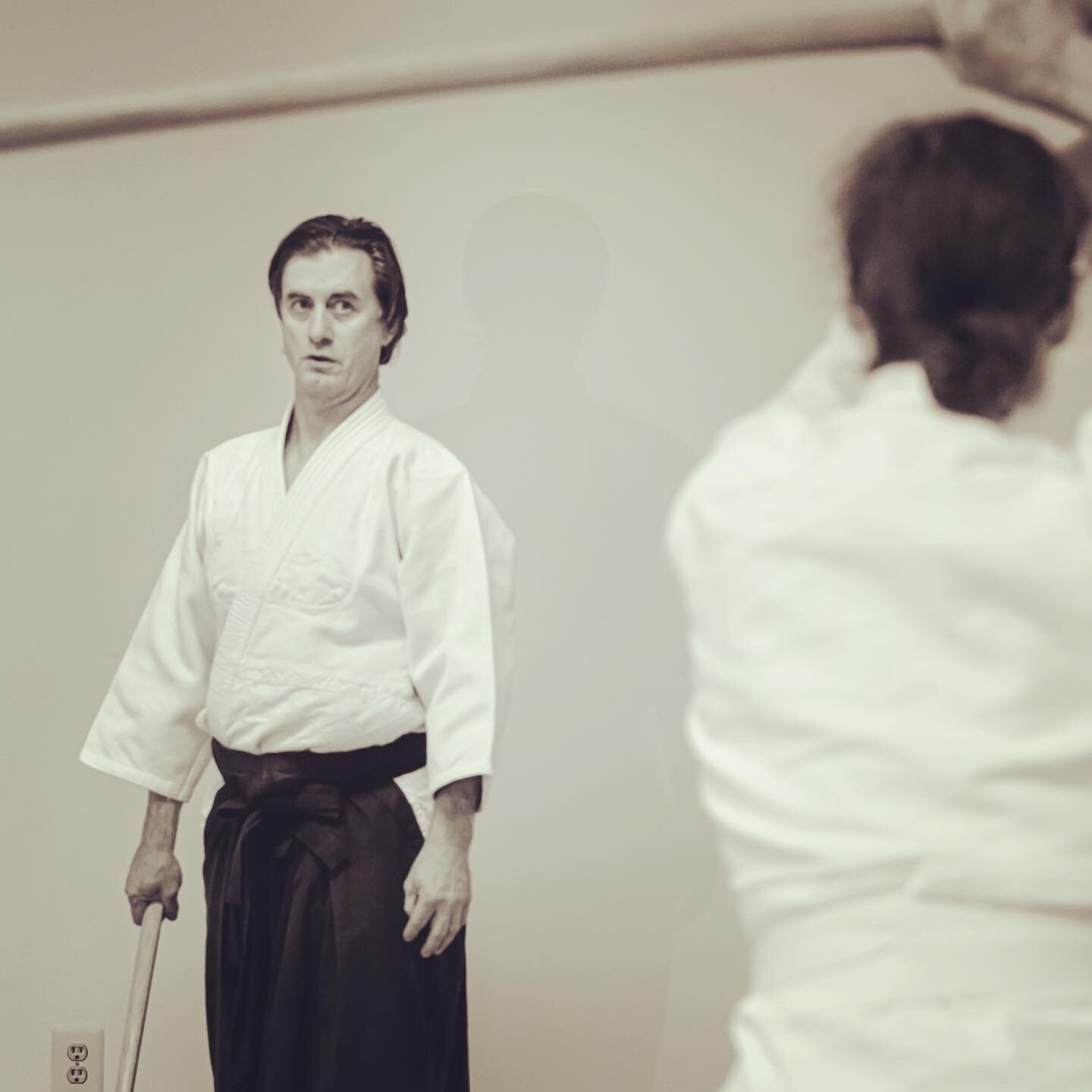 Getting back to it. Scenes from Sensei Tom Boggs class #aikido #training #exercise #workout #bokken #keepworking #fitness #martialarts #bushido #loudouncounty