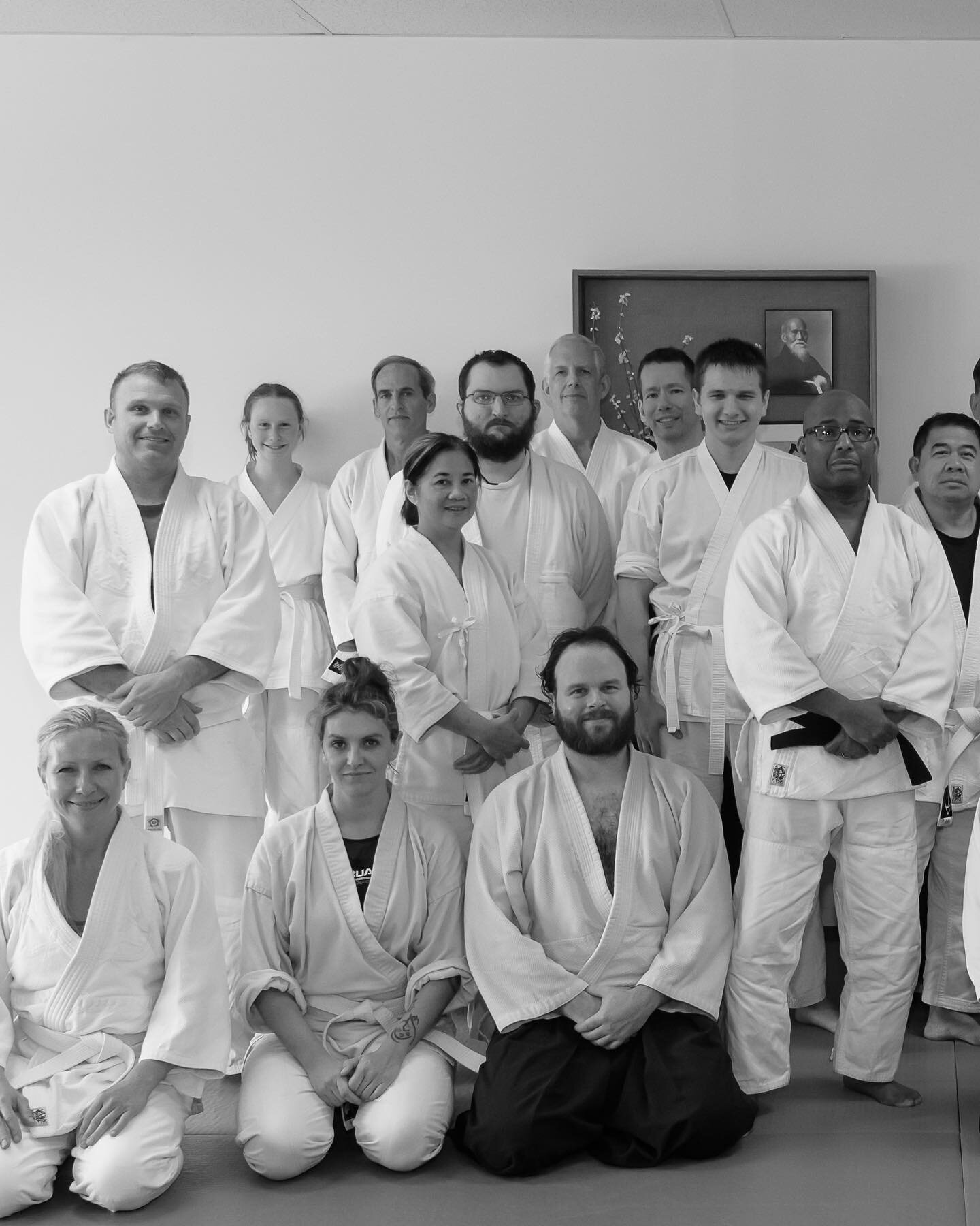 Group photo from our 18th Anniversary Summer Training/Celebration. A huge thank you to the Capital Aikikai Federation community and members from their Dojo for continued support.  A very special Thank You to Asim Sensei &amp; @valleyaikidoaz for foun