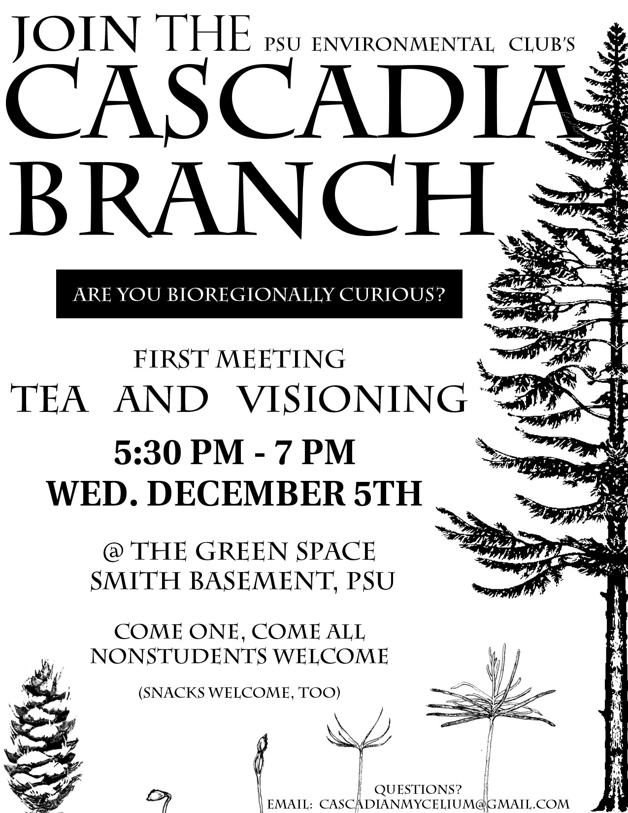 Portland Cascadia Meeting Flyer