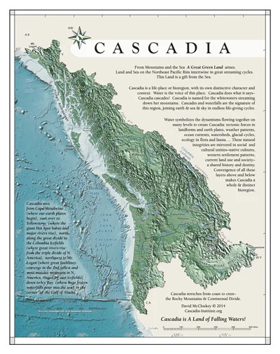 Cascadia: A Great Green Land Poster (PDF)