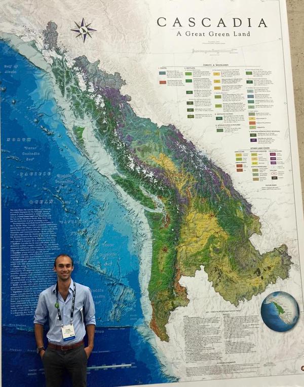 A Massive Display of McCloskey's Map - Cascadia, a Great Green Land