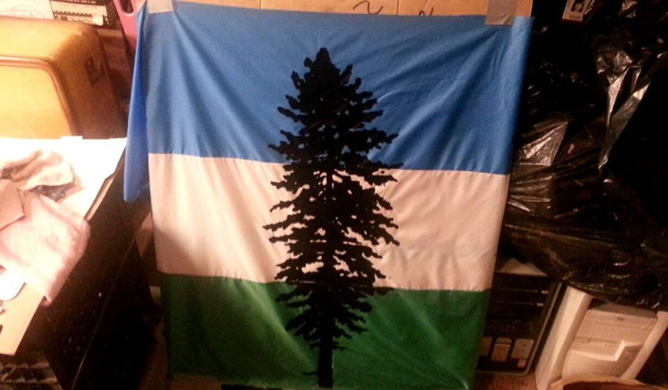 First flag created by Cascadia flag coop!