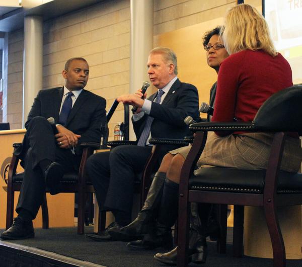 Seattle Mayor and Secretary of Transportation discuss transportation in the future, and the Cascadia Megaregion