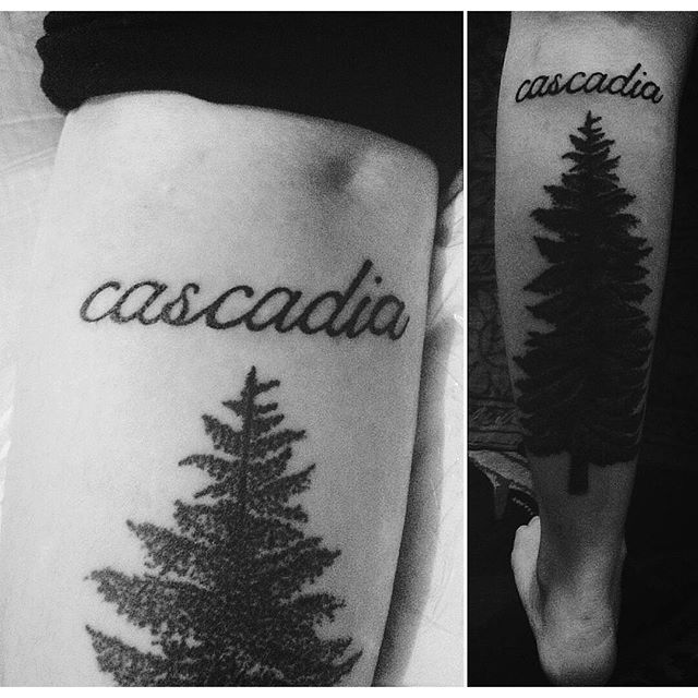 Beautiful Cascadia Tattoo