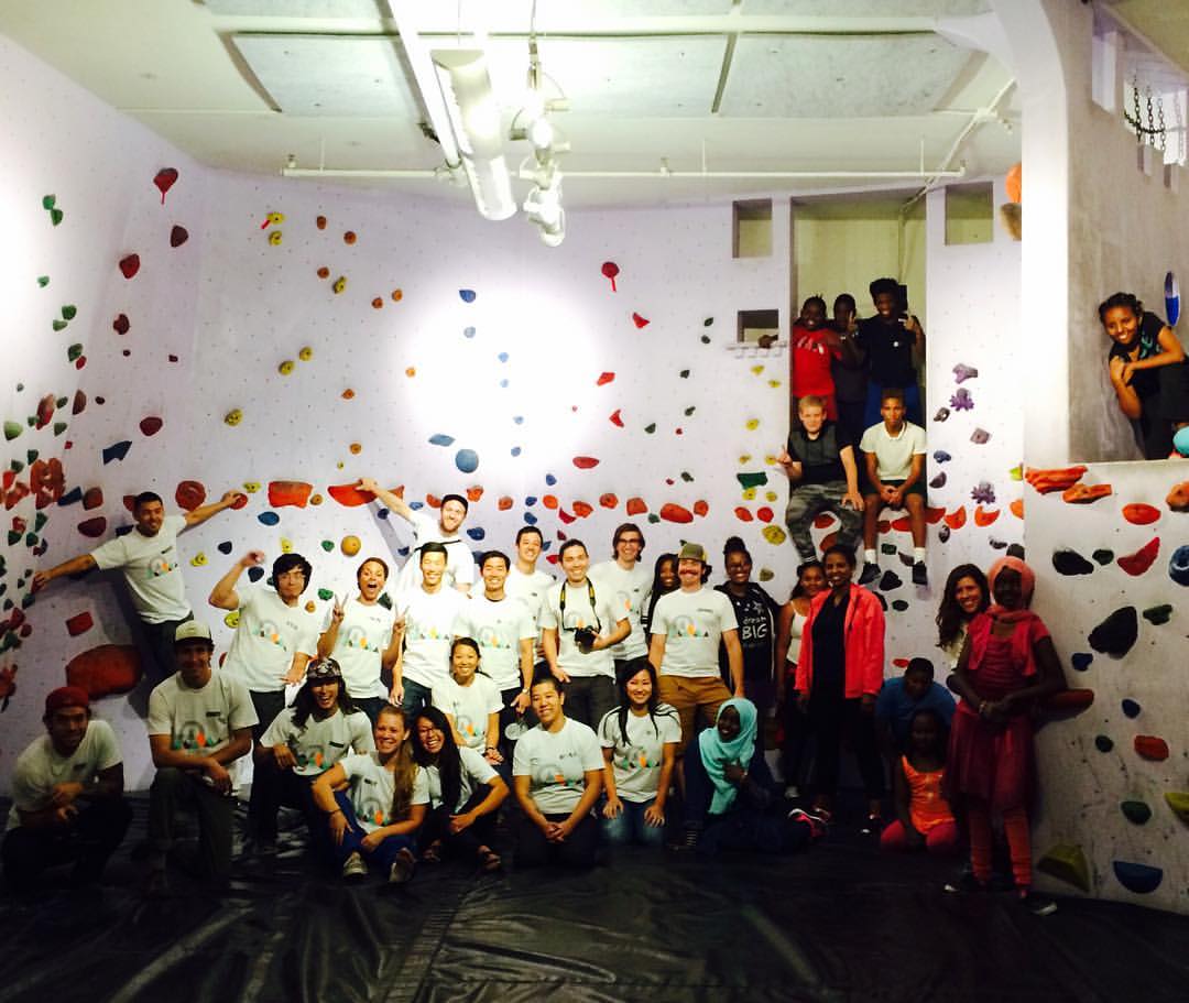 Vertical Generation volunteers and September's Movement Events kids and teens.