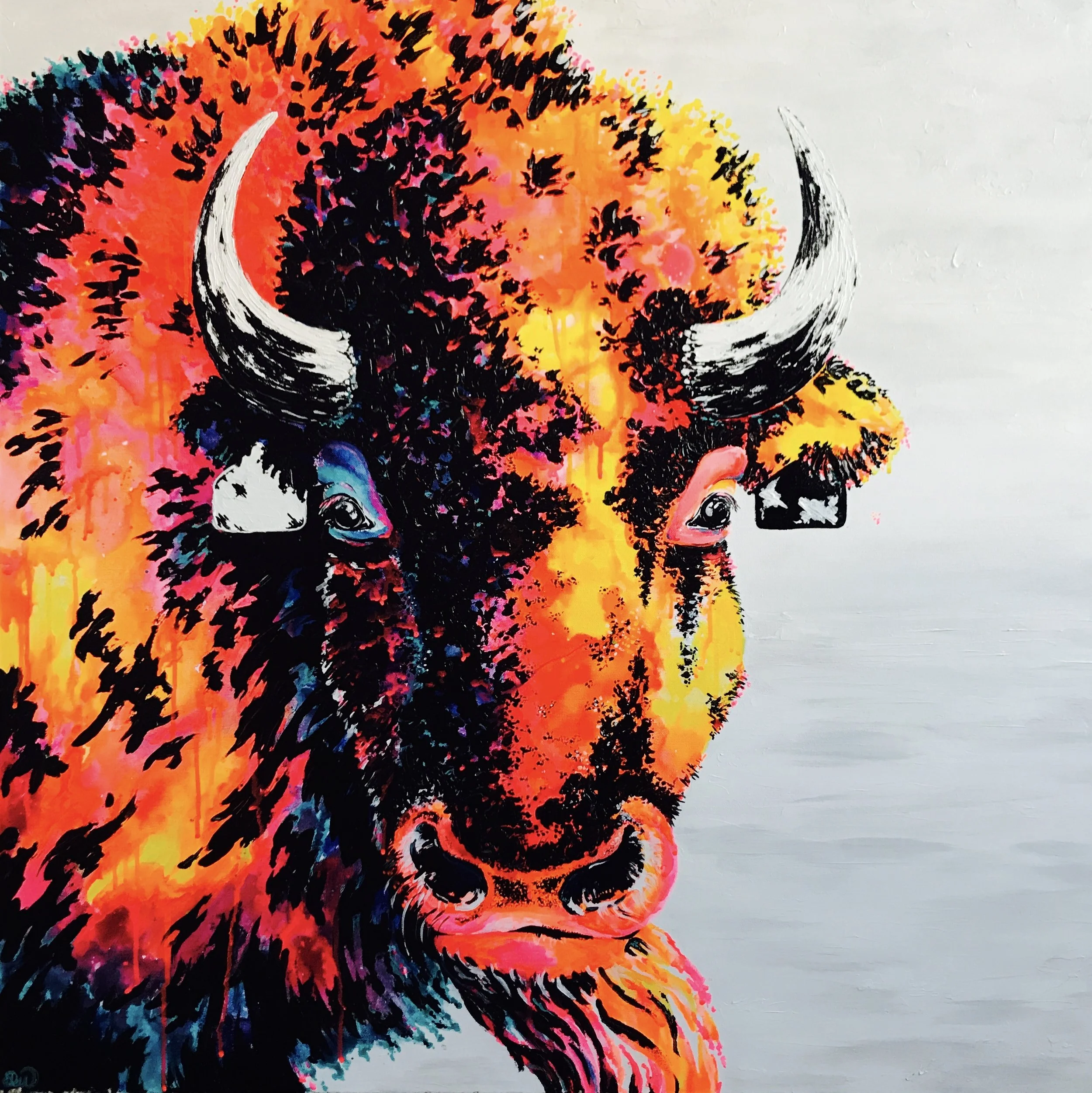 DWenarchuk - Grazing Gaze 36x36 Acrylic on Canvas.jpeg