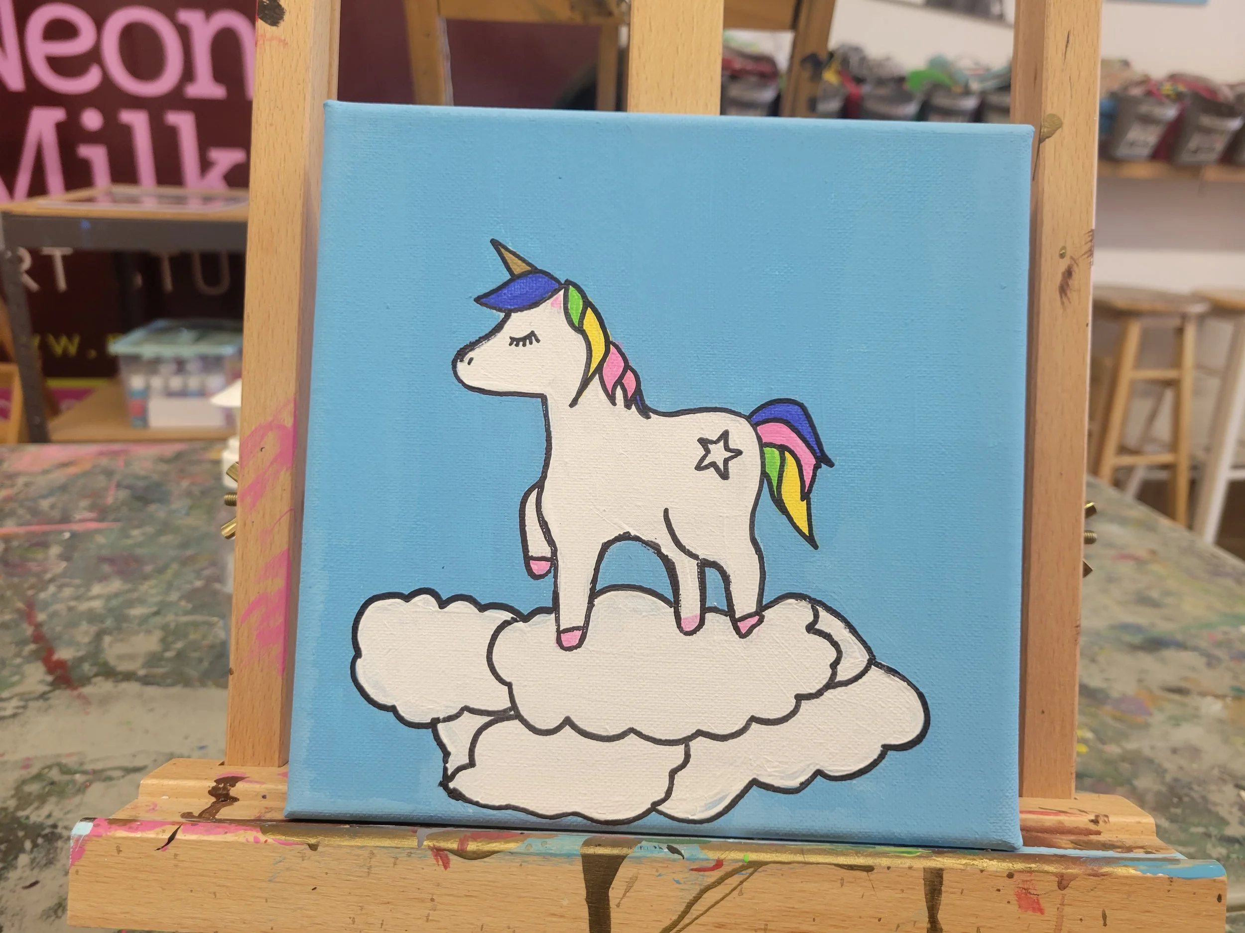 MONDAY YOUNG KIDS PAINTING/DRAWING CLASSES  w Aja Sequeira 5:30-6:30PM (age 5-9)