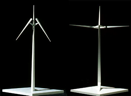 Hito Escultural Cruz y Luz Monterrey, Nuevo Leon, Mexico, 2000- Steel Tower, height 140 m, with two rotating wings. Client : Patronato Cruz Y Luz Tomado de una página bastante extraña.