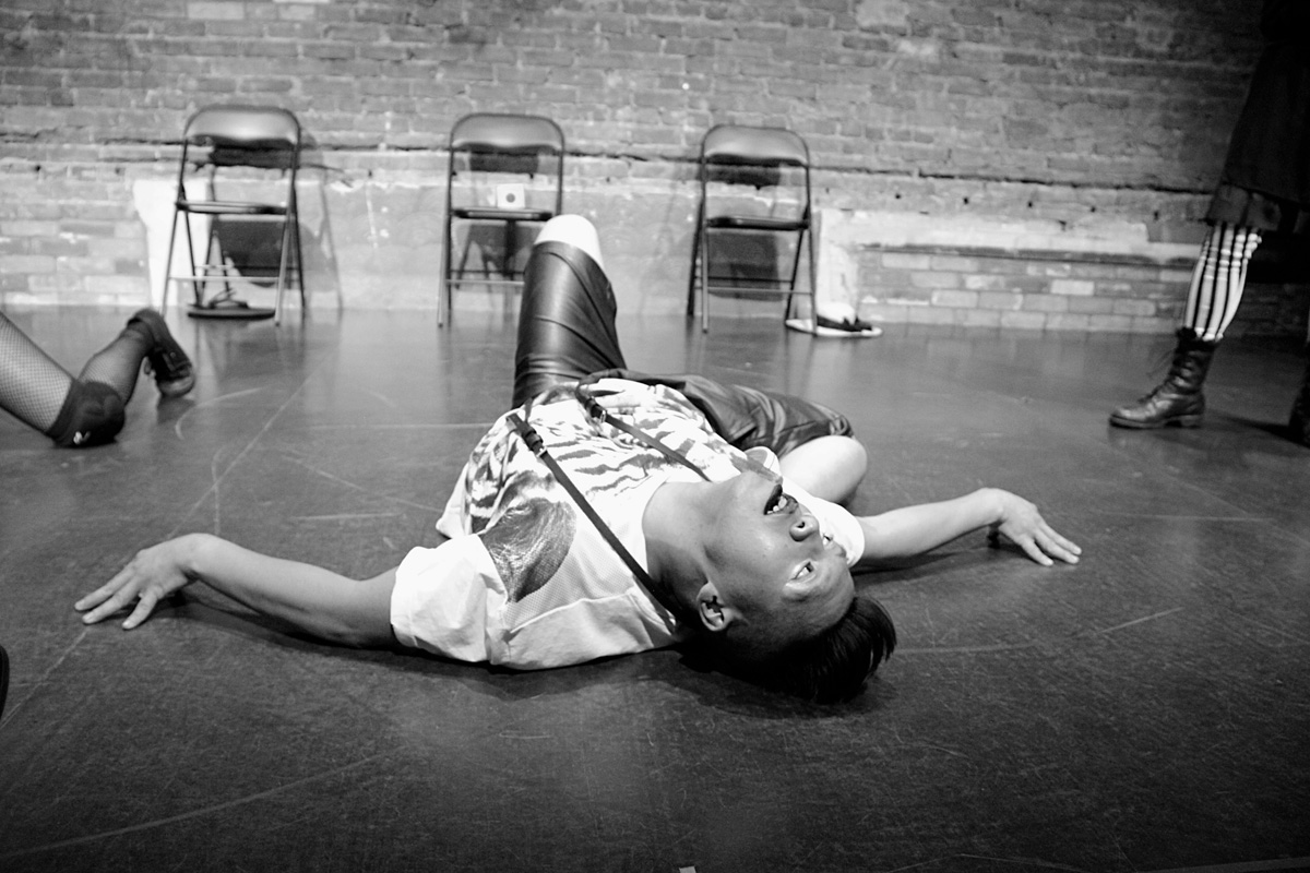 The Bad Girls Club YYC at last year's Physical Therapy Cabaret, as part of Fluid Festival 2013. Photo by Aldona B Photography ( www.aldonabphotography.com )