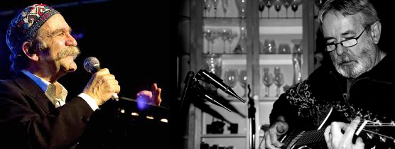 "FIERY & SNUFFY" - Greg O'Neill & Allan Merovitz Allan is an actor, singer songwriter, clown, poet, storyteller has lived and worked from coast to coast. He was lead singer with, "FLYING BULGAR KLEZMER BAND". Allan has been working in a number of languages, Spanish, French, Hebrew , Yiddish incorporating these into some of his song compositions. He plays guitar in Prairie Mountain Fiddlers to establish a solid rhythm base. He also uses Harmonicas to supplement the melodic and harmonic complexity of his compositions. Greg is a singer-songwriter and has been performing since the 1970's. Greg plays traditional folk, blues and roots music as well as his own compositions using a finder-style technique. Greg has produce two CD's of original music, "Journey Back Home" and "Friends and Neighbours". 