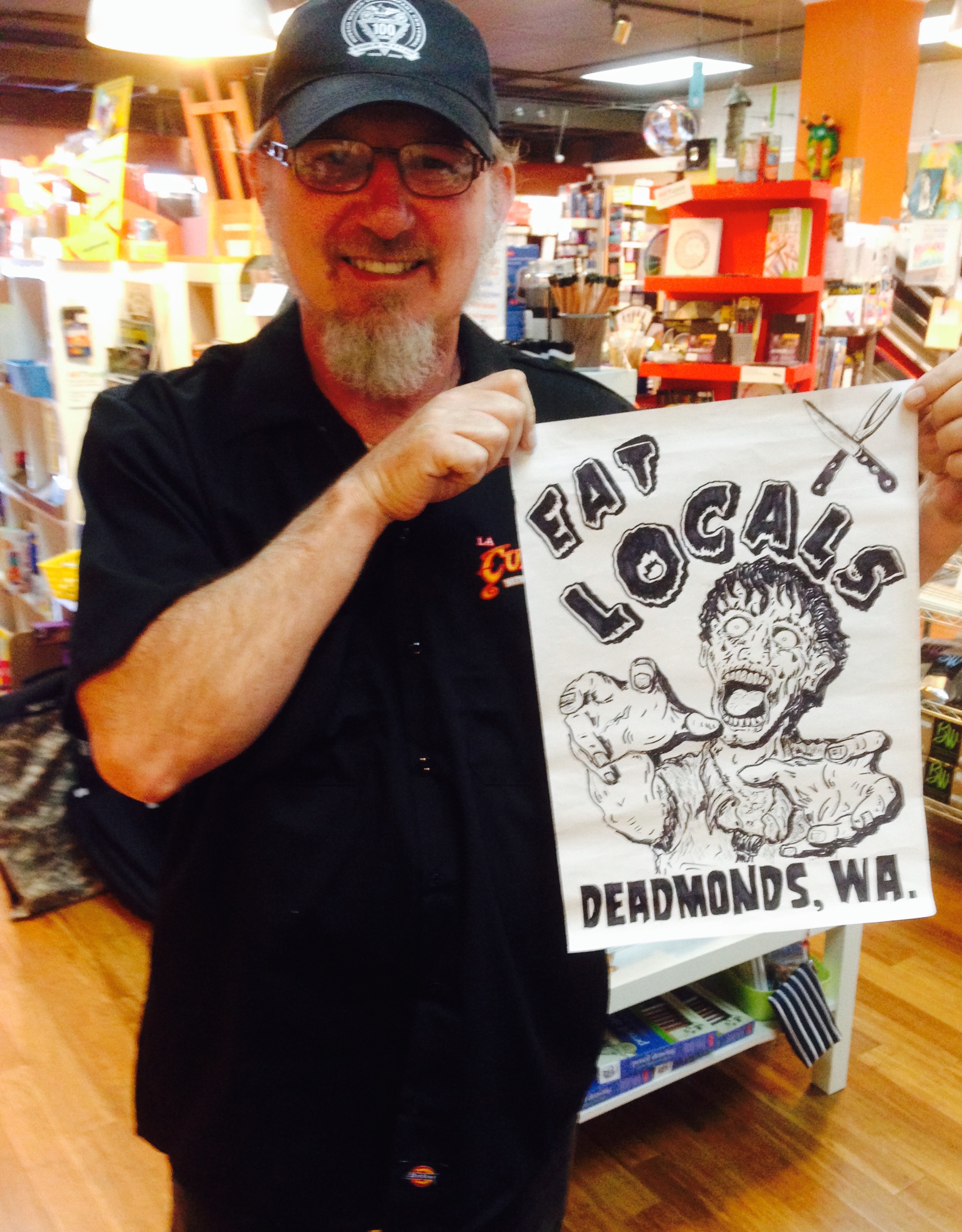 Meet Chris Minor October 17th for Edmonds Art Walk, 5-8pm. He's got some inspiring printmaking ink styles to show you!